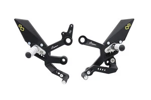 COMMANDES RECUL�ES LIGHTECH POUR KTM DUKE790 2018 > 2023 NOIR FTRKT002 - Imagen 1 de 2