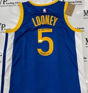 Kevon Looney Autograph Road Blue Golden State Warriors Jersey - JSA COA - Picture 1 of 3