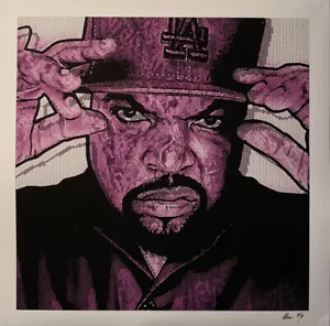 Chris Boyle Ice Cube Rap Icon poster art print LA US Hip Hop 23/25 - Picture 1 of 6
