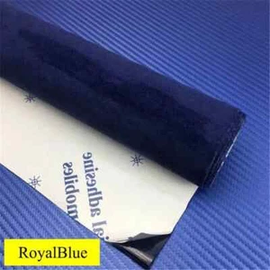 Self Adhesive Faux Suede Fabric Wrap Film Sticker Stretch DIY Car Interior Craft - Picture 1 of 24