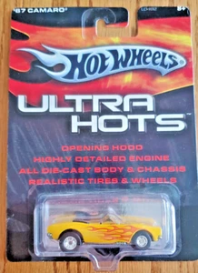 Hot Wheels Ultra Hots ‘67 CHEVY CAMARO Yellow Convertible Orange Flames RR - Picture 1 of 1