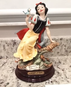 RARO 1993 Disney Firmado GIUSEPPE ARMANI Italia Estatuilla Pájaro Azul Blancanieves 10" - Imagen 1 de 17