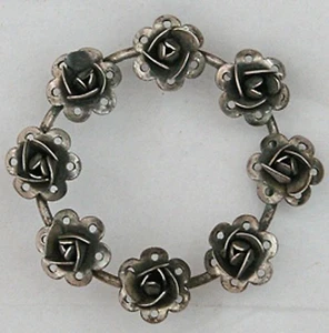 Vintage Silver Brooch Beau Sterling - Picture 1 of 1
