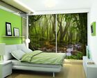 3D Forest Leaves G2034 Photo Blockout Curtain Fabric Window Honey 2023
