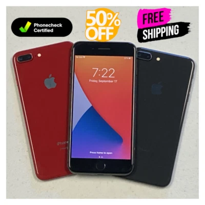 Apple iPhone 8 Plus |Red Silver Gray| 64GB Factory Unlocked At&t Verizon 4G iOS - Image 1 of 4