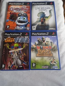 PS2 GAMES BUNDLE CRAZY FROG RACER,WORMS FORTS,INSPECTOR GADGET,UNFORTUNATE EVENT - Picture 1 of 3