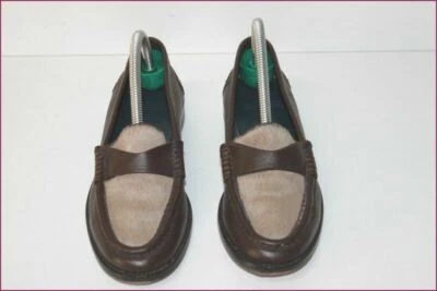 Мокасины Massimo Dutti темно-коричневые полностью кожаные размер 36 очень хорошее состояние - Изображение 1 из 4