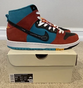 Nike SB Dunk Hi Decon QS Di'Orr Greenwood Size 9.5 FQ1775-400 Navajo New In Box - Picture 1 of 12
