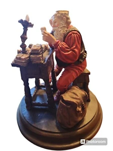 The Saturday Evening Post Norman RockwellCover "Santa At His Desk" Figurine 1997 - Picture 1 of 12