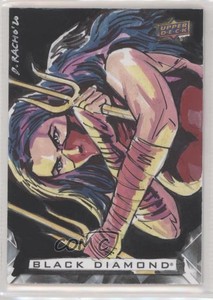2021 Upper Deck Marvel Black Diamond Sketch Cards 1/1 Dominic Racho Auto p1l