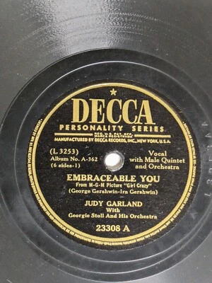 Judy Garland, Mickey Rooney - Girl Crazy |  (3) 78rpm | Decca A-362 (1944) E- - Image 1 of 4