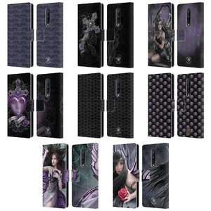 OFFICIAL ANNE STOKES DARK HEARTS LEATHER BOOK WALLET CASE FOR ONEPLUS PHONES - Picture 1 of 14