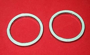 2 Exhaust gaskets GN400 GS400 GS425 GS450 GS500 DR650 GR650 gasket - Picture 1 of 2