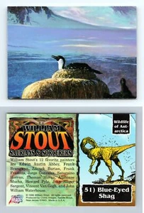 Blue-Eyed Shag #51 William Stout 3 : Saurians & Sorcerers 1996 Trading Card - Picture 1 of 1