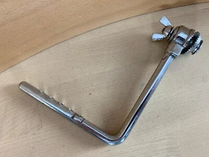PREMIER 50s 60s Vtg Cymbal L-Arm Holder Mount Part w Tilter England 3/8" Notched - Picture 1 of 3