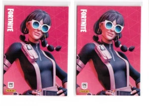 2020 Panini Fortnite Series 2 Epic Outfit Card # 155 Chic 2 Card Lot - Picture 1 of 2