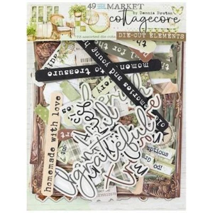 49 y elementos troquelados Market Cottagecore 73 piezas - Imagen 1 de 5