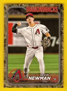 2024 Topps Update US204 Kevin Newman Memorial Day Camo 7/25 - Picture 1 of 2