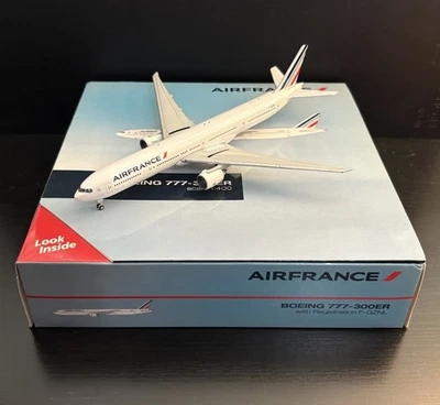 GeminiJets 1:400 Air France Boeing 777-300ER F-GZNL GJAFR1860 Diecast Airplane - Image 1 of 4