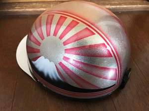 Japanese Bosozoku Helmets Fuji nisshou korukuhan Cork Half Japan #6 - Bild 1 von 4