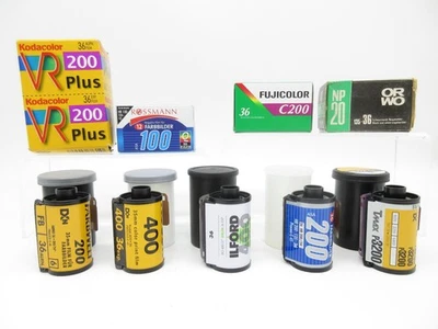 10 Stück - Konvolut abgelaufener 35 mm Filme Kleinbildfilm - Mystery Pack - Bild 1 von 4