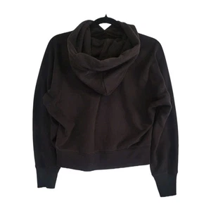 Uniqlo Pullover Hoodie Womens Size XS Sweatshirt Faded Black - Picture 1 of 8