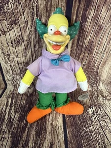 Vintage - Play-by-Play - Krusty der Clown die Simpsons Plüsch Puppe Spielzeug - 1993 - Bild 1 von 10