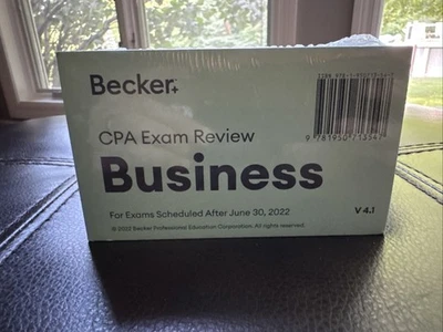 New 2022 Becker CPA Exam Review Business Flash Cards V4.1 Foto 1 de 4
