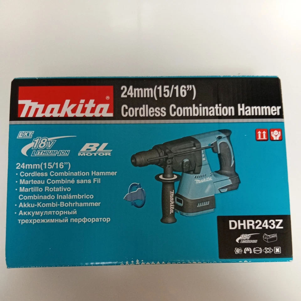 Makita DHR243Z 18-Volt Cordless Hammer Drill, SDS Plus No Battery No Charger - Image 1 of 1