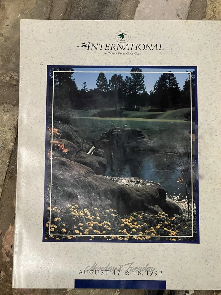 1992 international tournament program signed by Jack, Nicholas and John Daly - Image 1 of 3