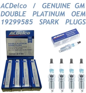 NIB! (4) Genuine GM OEM Double Platinum Spark Plugs 41-962 AC Delco 19299585 - Picture 1 of 4