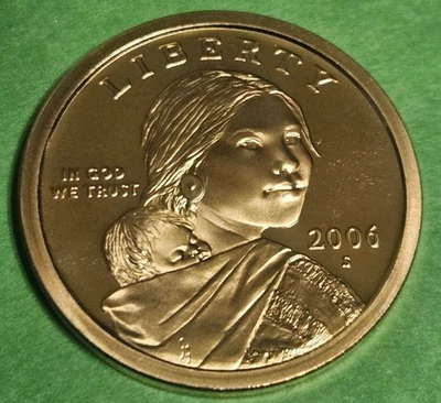 2006 S Proof Sacagawea Native American Dollar from Proof Set with Free Shipping - Image 1 of 2