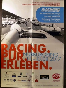 45. AVD Oltimer Grand Prix 2017 - Veranstaltungsposter A2 60x42cm gefaltet - Picture 1 of 1