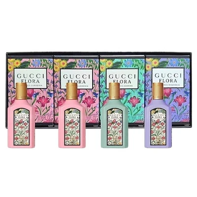 Gucci Flora Perfume Gift Set for Women Mini Splashes 4 X 0.16 Fl oz - Image 1 of 4