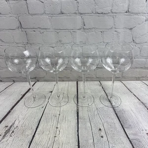 Kate Spade Lenox Larabee Dot Balloon Wine Glass Frosted Dots Set Of 4 EUC - Picture 1 of 7