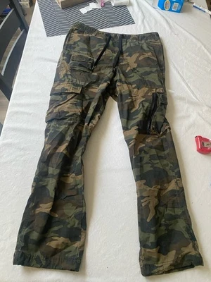 Винтажный Aeropostale парашютист брюки рейв парашют утилита Y2K маленький 30 x 29 камуфляж - Изображение 1 из 4