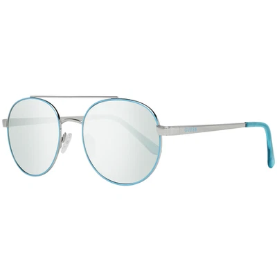 Gafas de sol Guess GF0367 10X 53mm para mujer metal turquesa ovaladas plateadas espejadas Foto 1 de 4