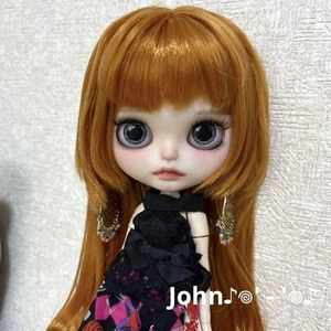 Custom Icy Doll Orange Brown Hair OOAK Handmade - Picture 1 of 9