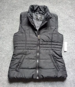 NWT Women’s Puffer Vest  Black  Sleeveless Zip Up New York & Company size XS - Picture 1 of 6