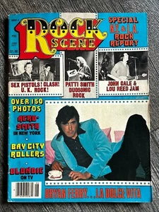 ROCK SCENE Magazine 1977 KISS Vintage Aucoin Cramps Blondie Punk Ramones Pistols - Picture 1 of 5