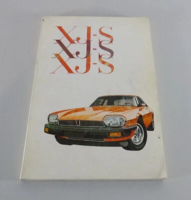 Manual de instrucciones Jaguar XJ-S / XJS 5,3 litros V12 ¡en alemán! de 1977 Foto 1 de 4