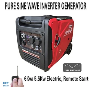 Kema 6Kva Inverter Generator 5.5KW 5KW Petrol Pure Sine Wave Electric Start - Picture 1 of 9