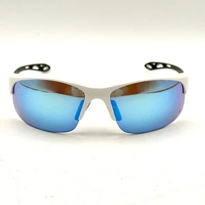 IRONMAN SR0320 Designer wrap Sunglasses White Active Sport Tribute Mirrored - Picture 1 of 13