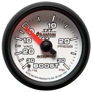 Autometer Fantasma II Vacío Impulsar Presión Calibre, 2-1 / 16 inch Mecánico # - Bild 1 von 1