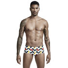 Men's Polyester Printed Cartoon Swimwear Low-Rise Swim Boxer Quick-Dry M-2Xl