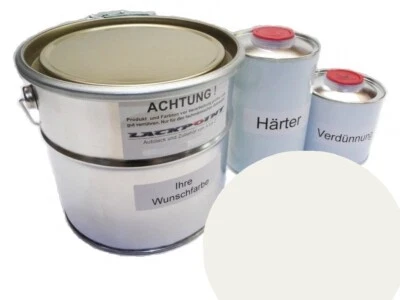 1 Liter Set 2K Paint Suitable for Ford Diamond-White Diamond White No Clear G - Image 1 of 2