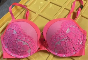 Victorias Secret Very Sexy Pink Pushup Bra 32DD - Picture 1 of 5