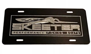 SKEETER Fishing Boats Car Tag Diamond Etched on Aluminum License Plate - Bild 1 von 3