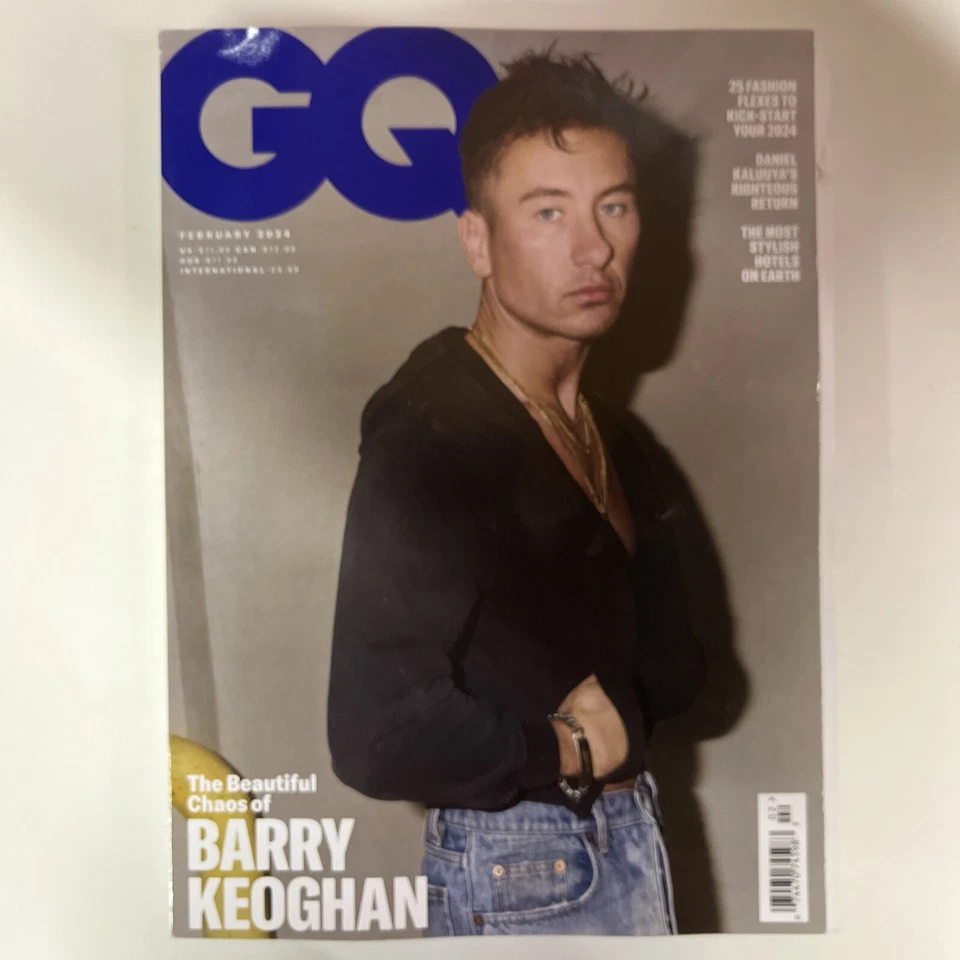 BRITISH GQ February 2024 Barry Keoghan Saltburn Collectors Cover - Image 1 of 1