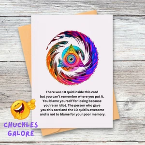 Funny Birthday Card for Friends and Family Funny Message Birthday Card (HYP) - Picture 1 of 2